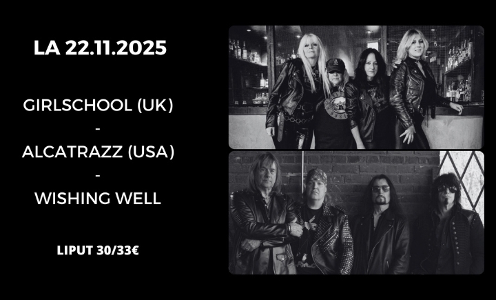 Girlschool (UK) - Alcatrazz (USA) - Wishing Well