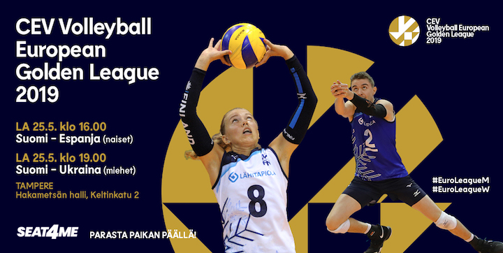 CEV Volleyball European Golden League 2019 Suomi - Espanja, naiset