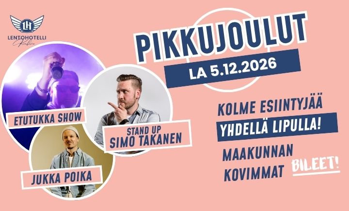 Lentohotellin pikkujoulut 2026