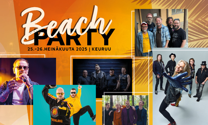 Beach Party Porukkalippu la 26.7.