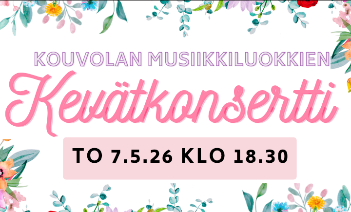 Kouvolan musiikkiluokkien kevätkonsertti