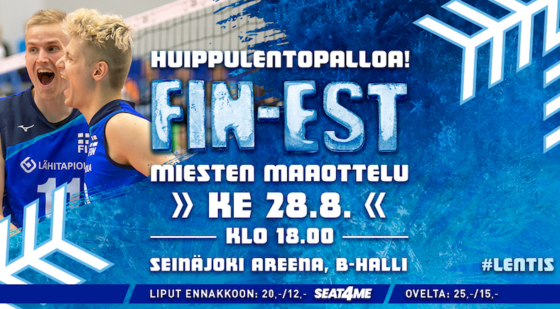 Suomi - Viro lentopallomaaottelu